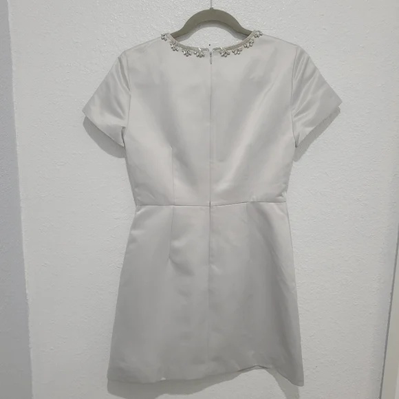J Crew Collection embellished A-line dress in duchesse satin CF847 SZ 0 NWT